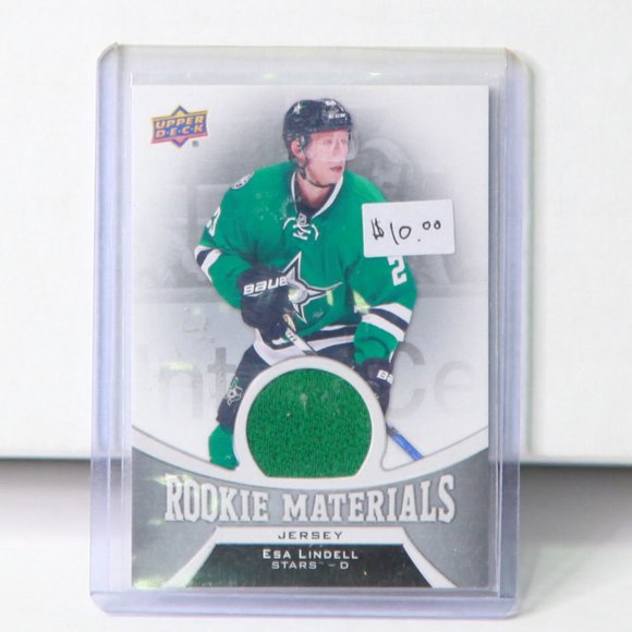Esa Lindell Upper Deck Event-Used Jersey Card Dallas Stars 2016/17 - Picture 1 of 2